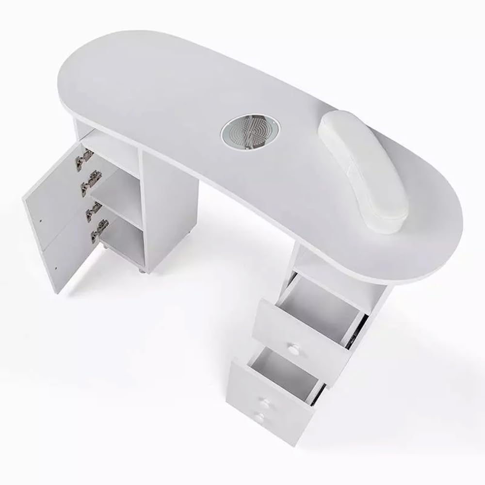 Produce Shop Tavolo manicure ricostruzione unghie aspiratore ruote cassettiera Sharpie