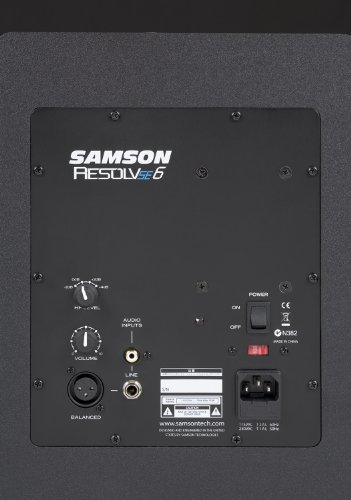 SAMSON RESOLV SE6 100w 2-Way Active Studio Reference Monitor pour mixage audio - 2
