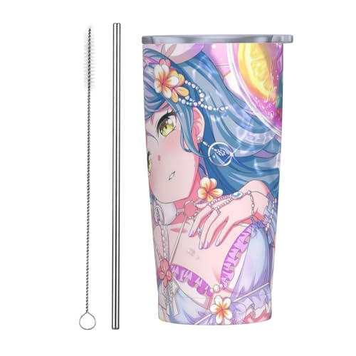 For Bang Dream! Kp Xіi2j Xg[&Xg[uVt }OJbv R[q[Jbv 600ML RrjJbv ^u[ XeX ۗ ۉ ԗp Wt ^  e White