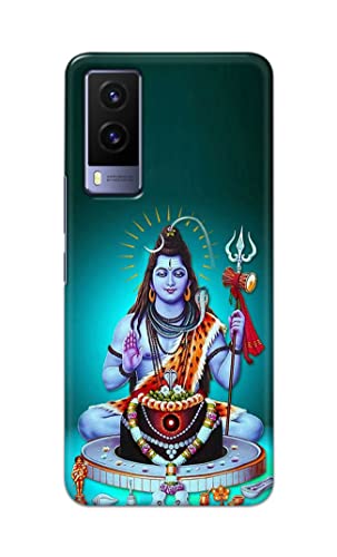 Image of Printed Hard Back Cover Case for Vivo V21e 5G Back Cover (Lord Shiva) -1803