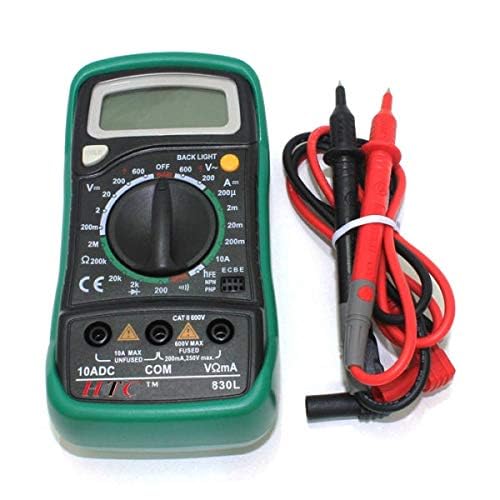 See full amazon price history chart for HTC Instrument 830L Digital Multimeter with AC Current, DC Current (1 Year Warranty) Premium Digital Multimeter (Green, Black 2000 Counts) HTC Instrument 830L Digital Multimeter with AC Current, DC Current (1 Year Warranty) Premium Digital Multimeter (Green, Black 2000 Counts) (B0BGBVF117) Amazon Price History, Amazon Price Tracker