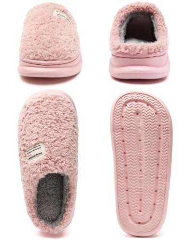 Image of Slippers for Women Men, Memory Foam Slippers for Women, Soft Thick Fuzzy Bedroom House Shoes Indoor Outdoor