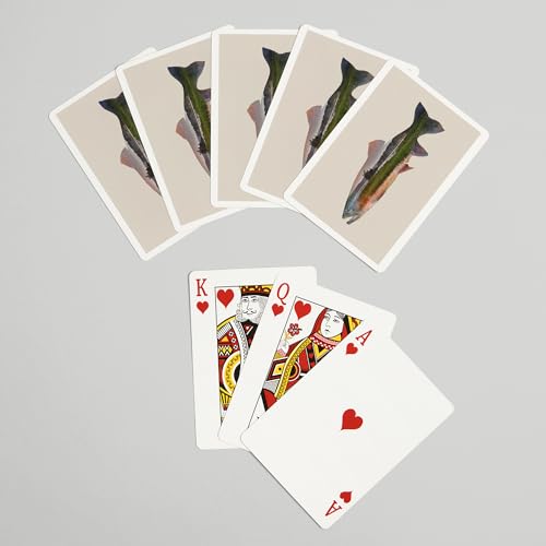 Lantern Press Trout, Double Exposure, 52 Naipes Poker miniatura 7