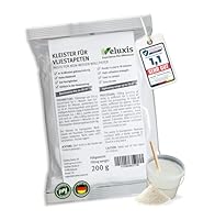 Veluxis® Vliestapetenkleister, Tapetenkleber – Kleister Vliestapete, gebrauchsfertig in 10 Min, STARKE KLEBKRAFT, 1 Beutel reicht für 30 m², fleckenfrei & korrigierbar