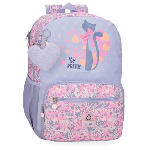 Enso So pretty Mochila Escolar Adaptable a Carro Multicolor 32x42x15 cms Poliéster