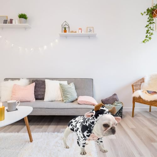 Disfraz para perro modelo vaca talla S miniatura 7