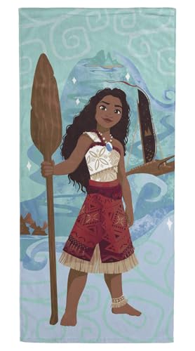 Disney Moana Princess Kids Bath Pool Beach Towel Soft, Blue