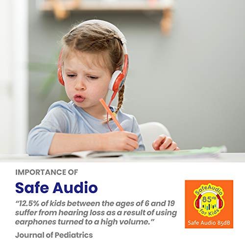image for ONANOFF BuddyPhones Explore Foldable, Volume-Limiting Kids Foldable He