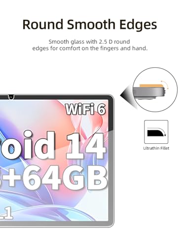 Protector de pantalla vidrio templado para TECLAST P30 10 pulg miniatura 7