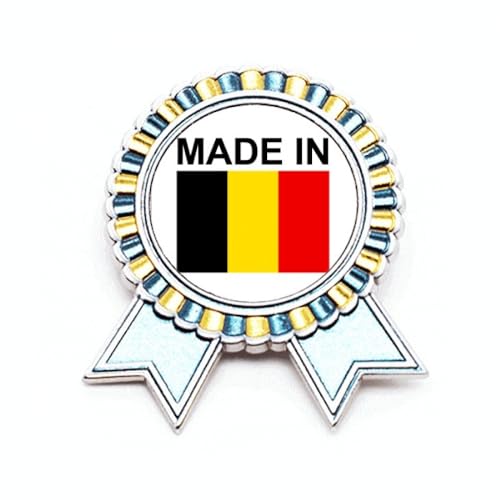 Broche Country Love Belgique en métal taille M bijou de vêtement et accessoire mode pour femme
