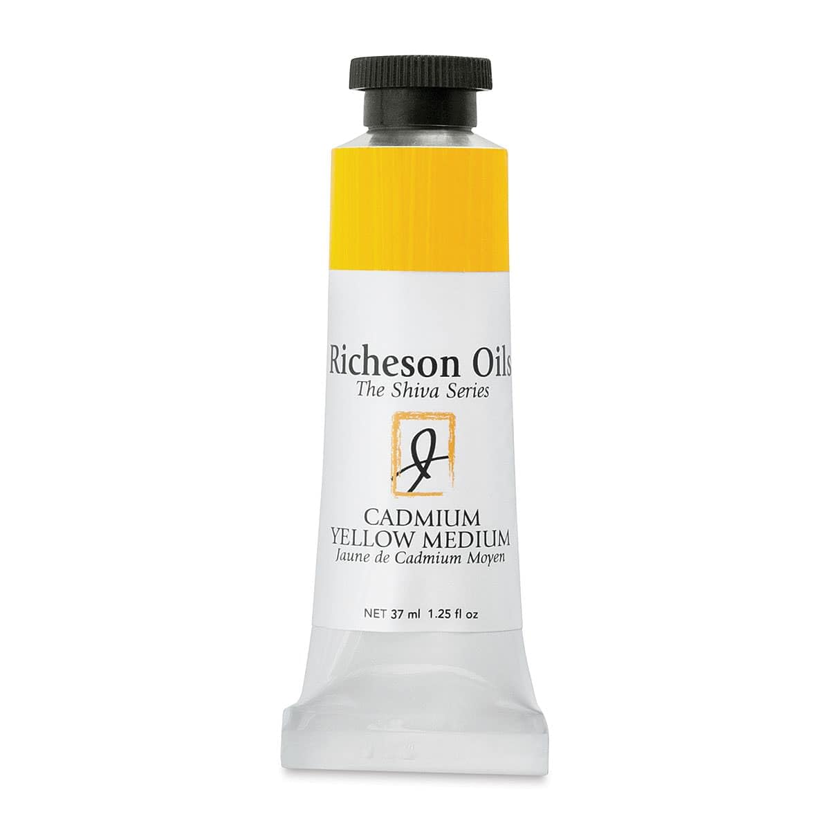 Jack Richeson 120019 Artist Oil Colors, 37 mL, Cadmium Medium Yellow