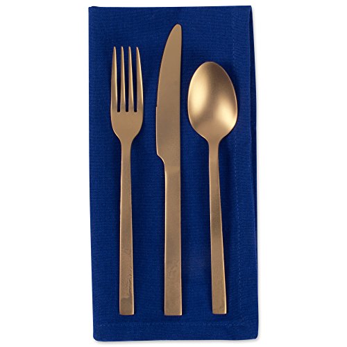 Dii Solid Napkin Set Collection, 20X20, Nautical Blue, 6 Piece #TOP4