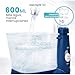 Imagen de Irrigador dental Aquapik100® profesional waterflosser limpieza profunda 10 niveles de presión 8 boquillas 600ml para encías sensibles ortodoncia puentes implantes elimina placa dental