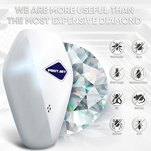 New 2023 Ultrasonic Pest Repeller Plug In - 2 Pack – Outdoor/Indoor Electronic Pest Repellent - Get Rid Of Rat Bat Mouse Squirrel Bug Bee Ant Spider Wasp Cockroach Fly Mosquito Rodent Termite Roach #TOP1