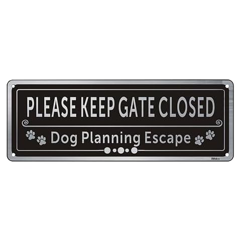 Wivico Please Keep Gate Closed Sign Cover