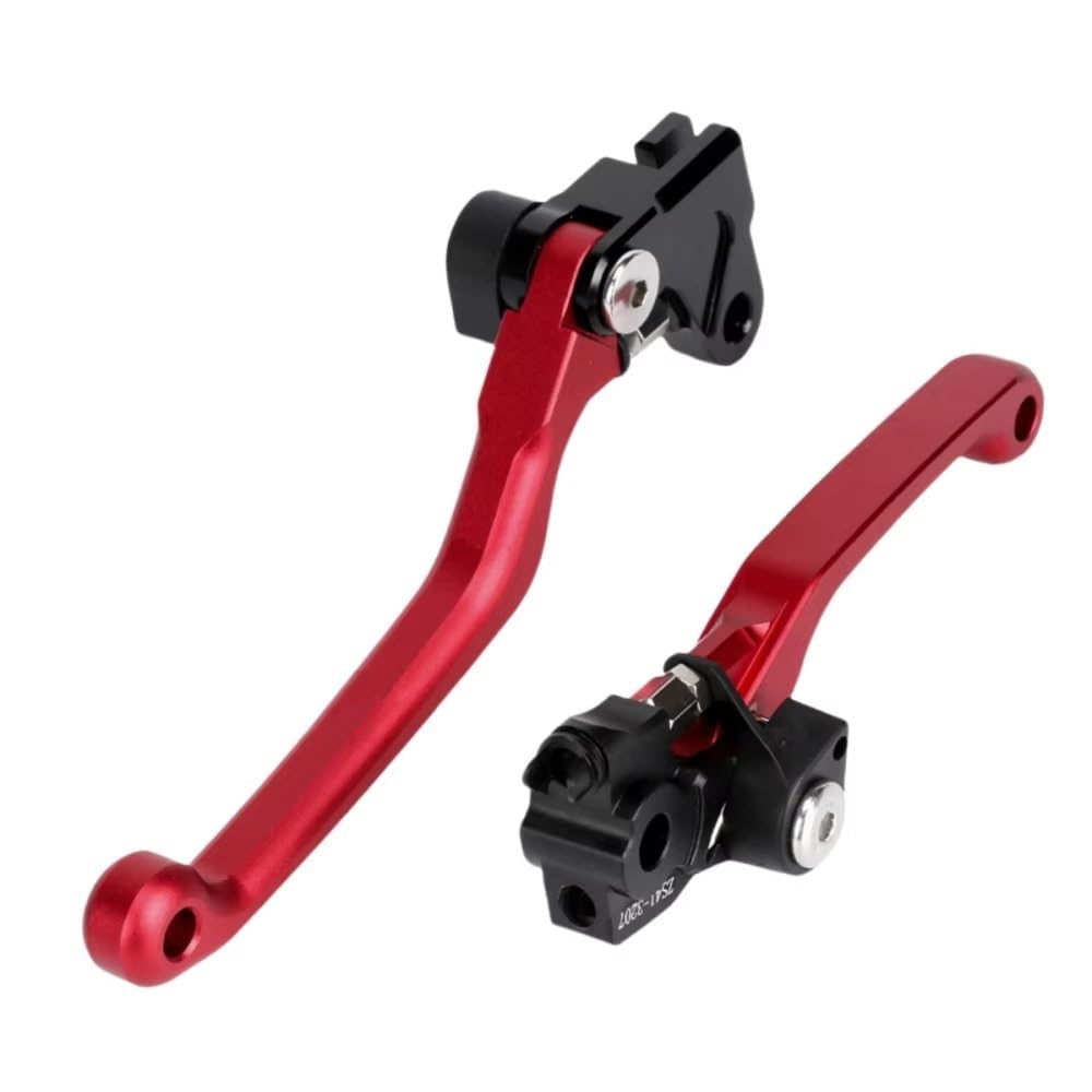 Zhannuobhd Sby-072-Red Brake Clutch Lever For Kove 450 For 2023-2024 Motorcycle Brake Handle Bent Horn Handle Clutch(Sby-072-Red)