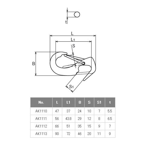 Amazon.co.jp: 浅野金属工業 オープンマガタマフック サイズNo.2