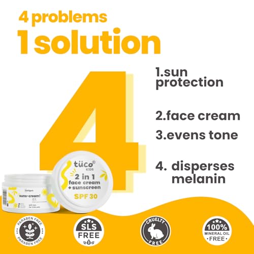 Image of Tuco Kids Combo | Face Wash (100ml) & Face Cream & Sunscreen (50g) | Ages 2-5, 4-10, 10-15, 5-10 Years | Paraben & Sulphate Free | Pack of 2