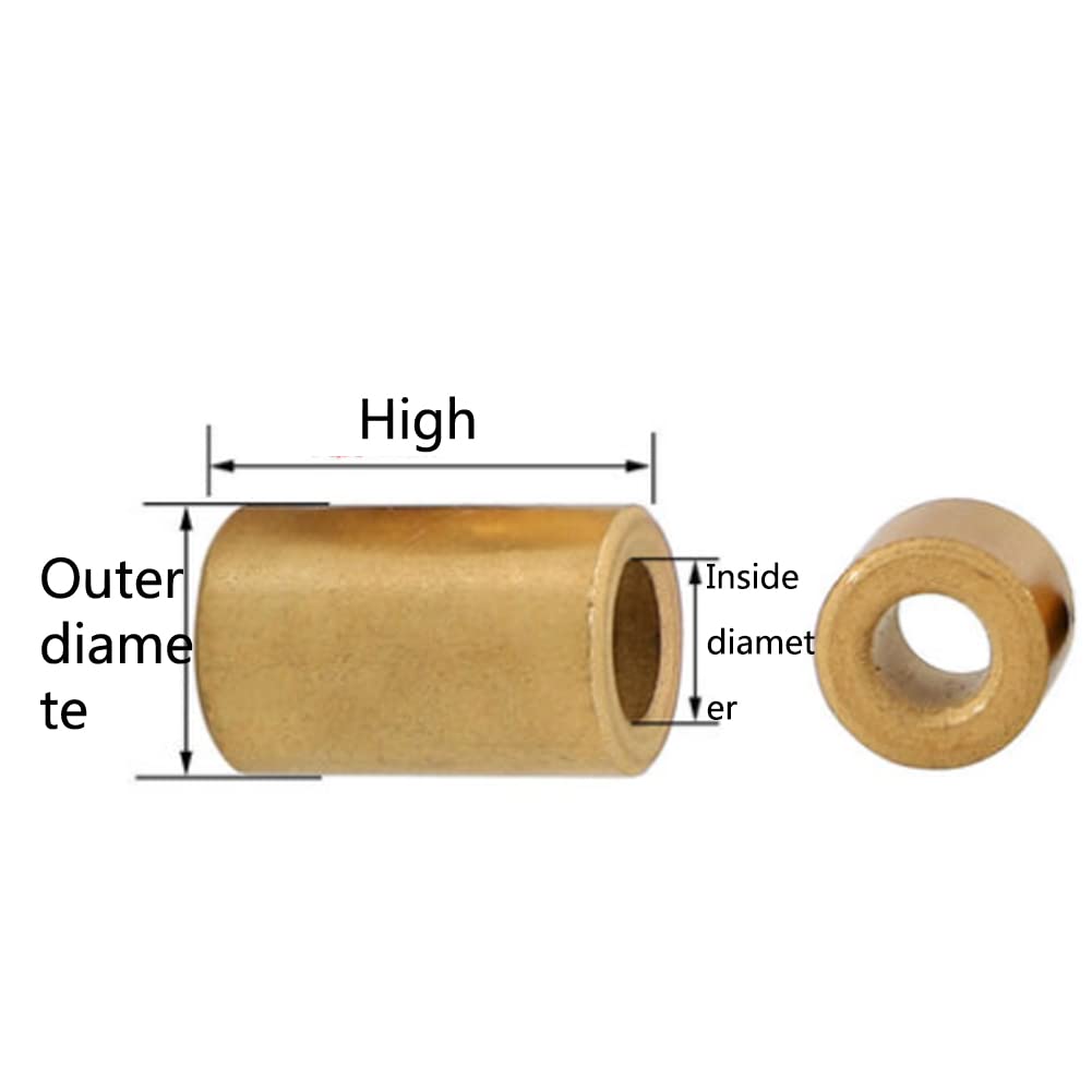 (5pcs) Brass Bushing 18x25x18mm Suitable for Machining Router Template