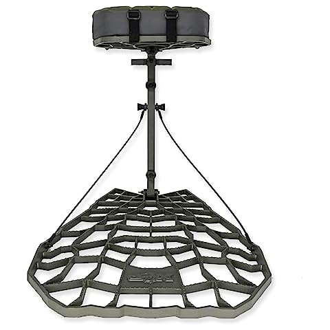 XOP Air Raid Evolution - Cast Aluminum Hang On Tree Stand for Hunting - Deluxe Deer Stand, Platform Dimensions - 21.5" X 31" Cover