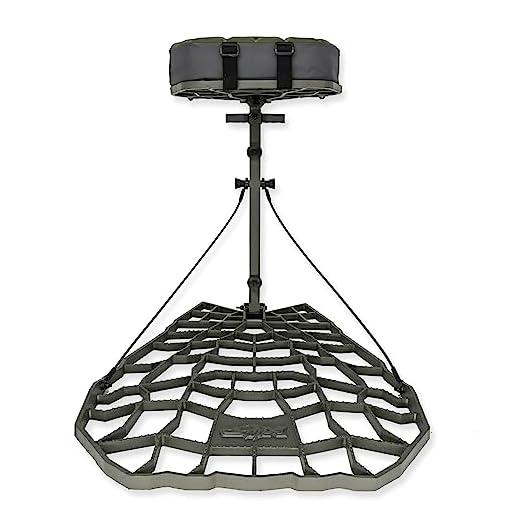 XOP Air Raid Evolution - Cast Aluminum Hang On Tree Stand for Hunting - Deluxe Deer Stand, Platform Dimensions - 21.5" X 31"