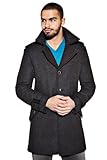  ESPRIT Herren Kurzmantel 093EE2G021, Gr. 56 (XXL), Grau (077 anthra grey melange)
