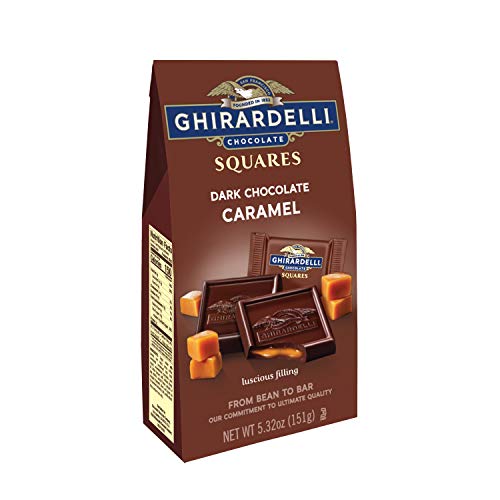 Ghirardelli Chocolate Squares, Dark and Caramel Filled, 5.32 oz., 6 Count