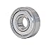 608 ZZ Skateboard Bearings, Double Shielded, Silver (Pack of 8)