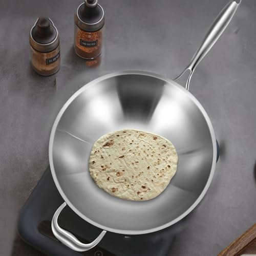 Wok de Acero Inoxidable 28 cm con Tapa miniatura 5