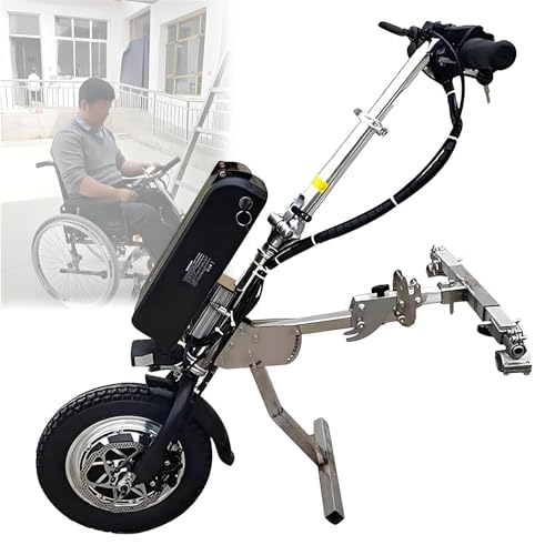 AiODiO Electric Handcycle Wheelchair Attachment ， Wheelchair Tractor Pull Device