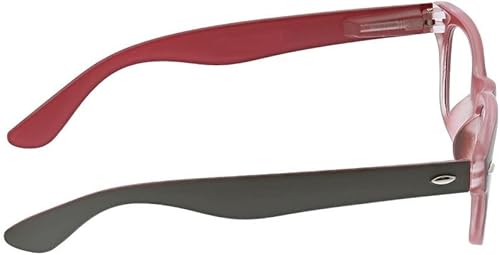 Miniatura 3 de peepers by peeperspecs Bellissima - Gafas de lectura unisex para adultos, con bloqueo de luz azul, gris/rojo, 49 de EE. UU, Gris/Rojo