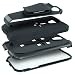 Samsung Galaxy S4 Case - Poetic Samsung Galaxy S4 Case [Revolution Series] - [Heavy Duty] [Dual Layer] Complete Protection Hybrid Case with Built-In Screen Protector for Samsung Galaxy S4 Black (3 Year Manufacturer Warranty From Poetic)