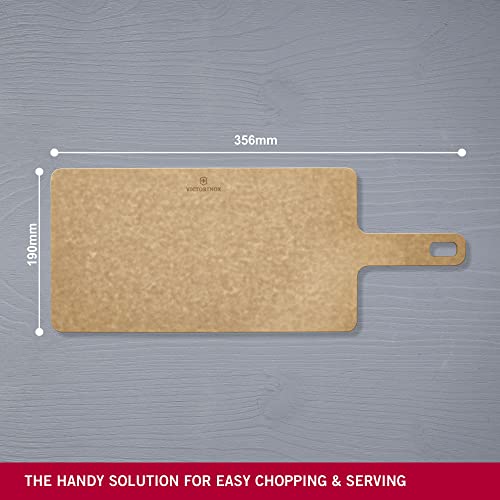 Victorinox Chopping Board mit Servier-Griff, Handy Serie Cutting Board, 35.6 x, 19 x, 0.5, Durable, Dishwasher Safe, Brown - Image 3