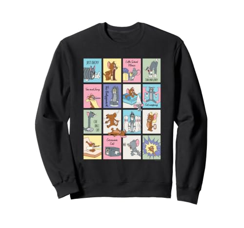 Image of Tom & Jerry Grid Poses Sweatshirt