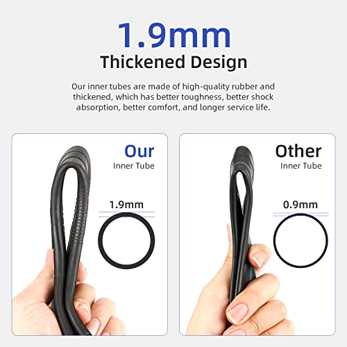 ulip (2-Pack) 60/70-6.5 Inner Tube Replacement Straight Vavle 10 Inch Scooter Tubes Tires for Ninebot Max G30 G30D G30LP and Other Scooters with 10 inch Wheels by ulip - Image 5