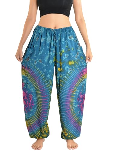 Orient Trail Women's Tie Dye Yoga Pajama Pants, One Size