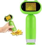 Microscope, Digital Microscope,Holding Magnifying Glasses，2’’ IPS Eye-Protecting Screen,2 MP,1080P,8 LED Lights,with 8GB Card and 12 Slices.