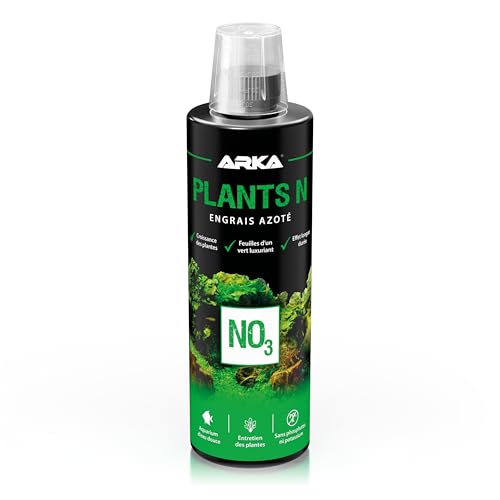 ARKA Plants N - Engrais azoté/nitrique, favorise Une Magnifique Croissance des Plantes dans Les Aquariums d'eau Douce, idéal pour l'aquascaping, sans phosphates