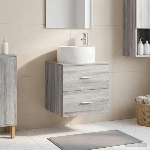Mueble de baño de 49,5 cm para ganar espacio y almacenamiento en aseos pequeños 2