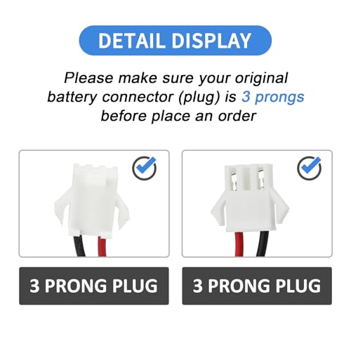 Image of 12.8V Battery Replacement for Lefant M201 M210S M210 M210B M210P M213 M320 | for OKP Life K2 K3 K4 K5 K7 K8 Robot Vacuum Cleaner PN: IFR-18650-4S1P C465-J5-4S1P IFR18650-4S1P-A2 Upgrade Battery 2000mAh