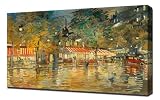 Konstantin Korovin Midnight in Paris 1936 - Leinwandbild - 
