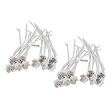Altura: 10,5mm. SEBSON® 20x GU5.3 / MR16 casquillo, Cerámica (LED/Halógeno)