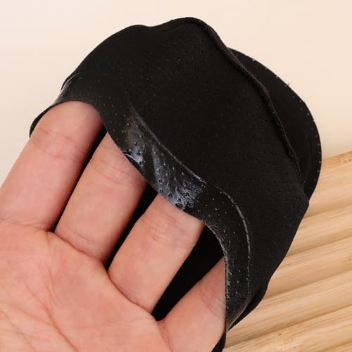 1/5pairs Breathable Crew Socks Ventilate Fashion Men Invisible Ultra-thin Boat Socks Solid Color Non-slip Low Cut Sock3