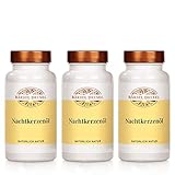 BÄRBEL DREXEL® Nachtkerzenöl Softgel-Kapseln 2000 mg pro Tagesdosis (Vorteilspackung: 3x120 Stk) 100% Herstellung Deutschland Gamma-Linolensäure GLA Kaltgepresst Laborgeprüft Vitamin E Trockene Haut
