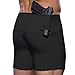 Graystone Mens Concealed Carry Holster Compression Shorts Gun Concealment Tactical Clothing Two Pockets (Black, Medium)