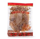 Dried Squid, Skinless Dry Squid, Dried Native Squid, Dried Fish, Muc Kho, Wild Caught, 3.5 oz (100g) (Pack of...