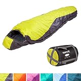 ⭐DISEÑO ERGONÓMIOCO – Hombros y cuello acolchado, cremallera anti pellizcos, cuerdas para capucha y un bolsillo para guardar tus pertenencias. KeenFlex lo ha pensado todo y ha desarrollado el mejor saco de dormir - ¡Experiméntalo por ti mismo!