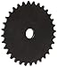 Martin Roller Chain Sprocket, Reboreable, Type A Hub, Single Strand, 25 Chain Size, 0.25" Pitch, 72 Teeth, 0.5" Bore Dia., 5.876" OD, 0.11" Width
