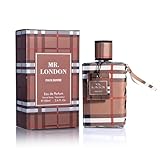 Mr London for Men Eau De Parfum - Refined Amber Woody Fragrance - Fresh & Masculine Bergamot, Lavender & Warm Cinnamon - Unique Tones Combine Tobacco Leaves, Guaiac Wood & Oak Moss - 100ml Bottle