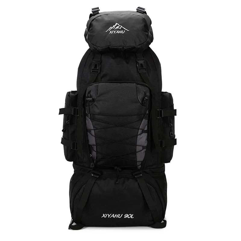 Zaino da trekking da 90 litri for uomo e donna, impermeabile, for viaggi, campeggio, trekking, escursioni all'aperto